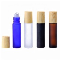 Wholesale Frosted Blue Clear Amber Black Roll On Perfume Bottle 10ml