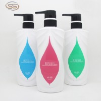 Hot sale 500ml PET shower gel bottles with pump