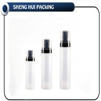 hot sale 15ml 30ml 50ml empty plastic airless matte spray perfume bottle